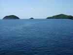 島が見えてきた